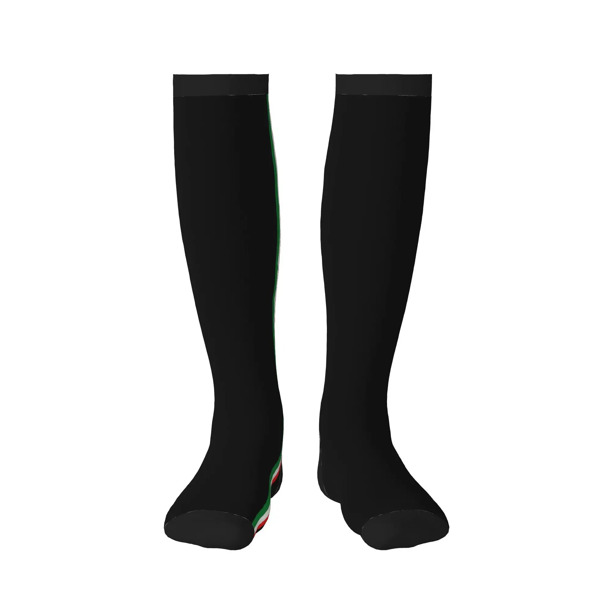 Funny Mens Minimalist Italian Flag Italy Dress Socks Unisex Comfortable Warm 3D Print Patriotic Sports Compression Socks