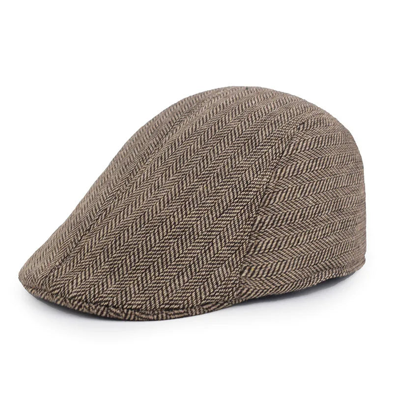 Fashion Berets Men High Quality Autumn Winter Wool Hat Herringbone Flat Cap Classical Artist Painter Hat Male Beret Caps Gorras