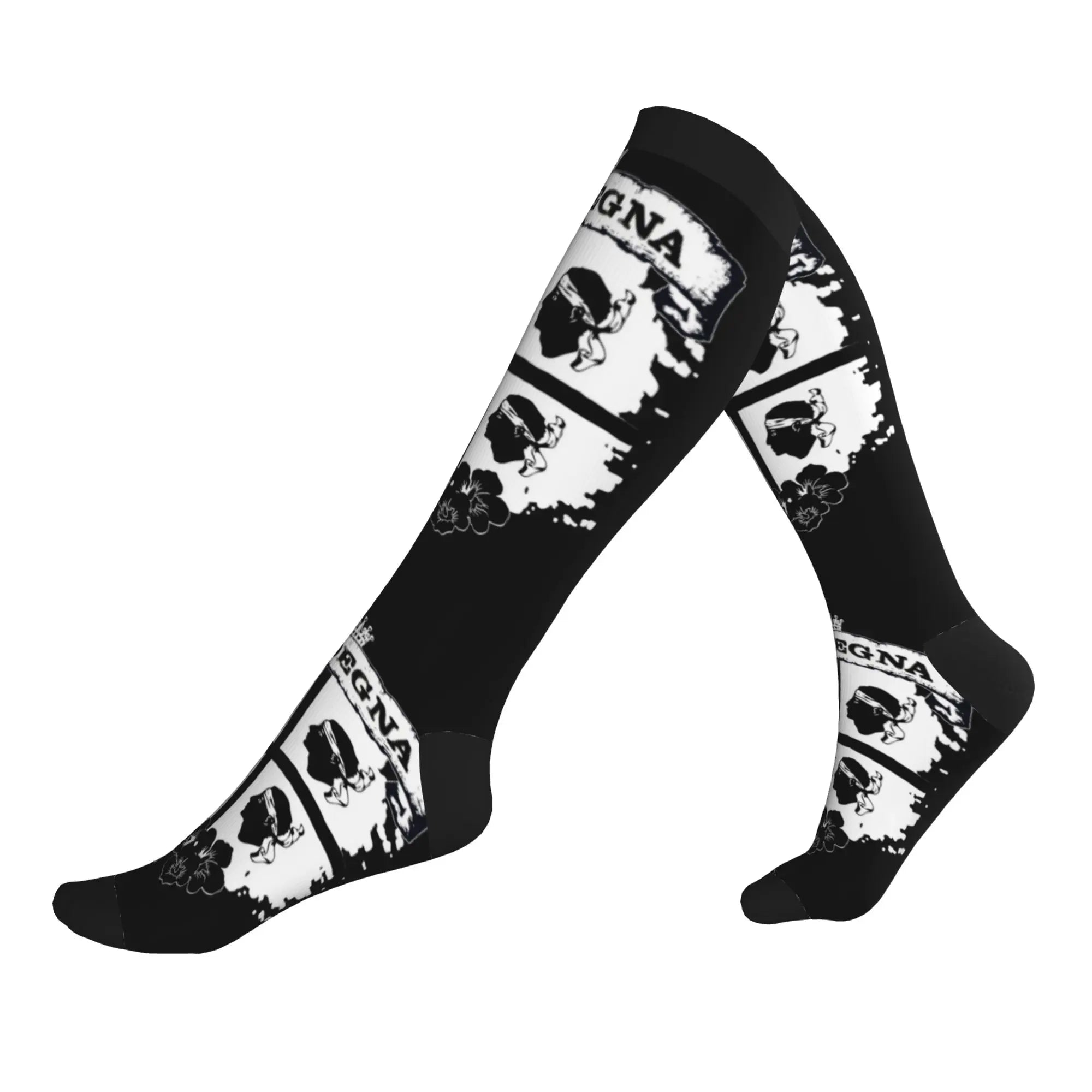 Fun Mens Italy Flag Vintage Italian Italia Dress Socks Unisex Breathbale Warm 3D Printed  Sports Compression Socks