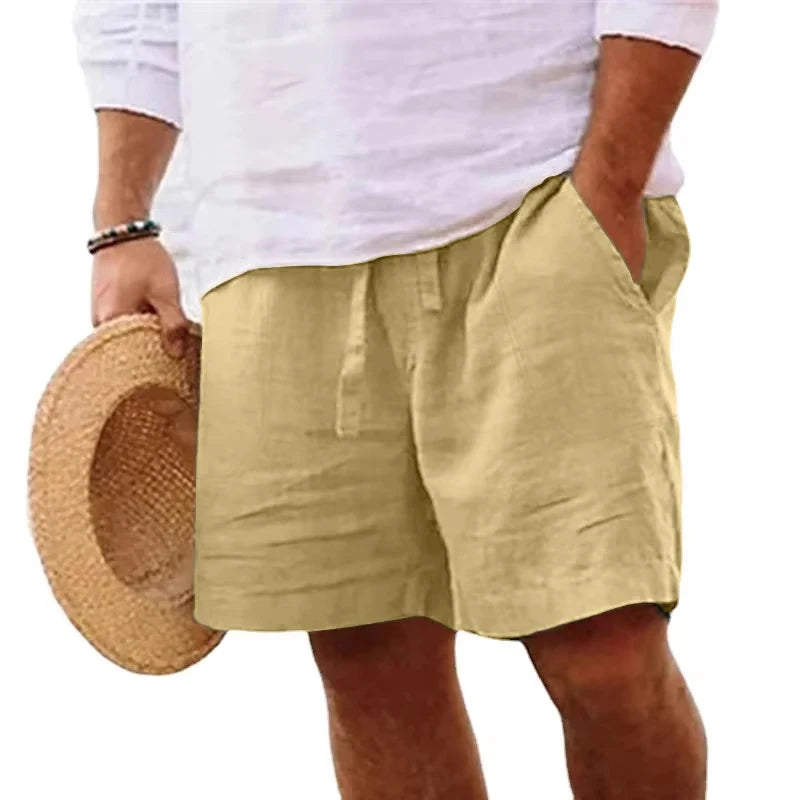 New Mens Cotton Solid Color Short Lightweight Gym Pants oversize Beach Shorts Men Jogging Sport Large Short Homme