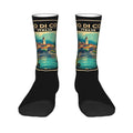 New Men's Socks Casual Lago Di Como Italia Italy Lake Como Sock Polyester  High Quality Women Socks Spring Summer Autumn Winter