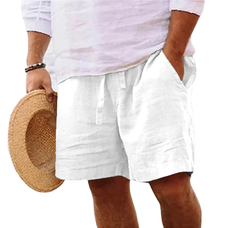 New Mens Cotton Solid Color Short Lightweight Gym Pants oversize Beach Shorts Men Jogging Sport Large Short Homme