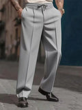 Hot selling Spring and Autumn men's fashionable casual solid color pants, loose tight rope straight leg pants