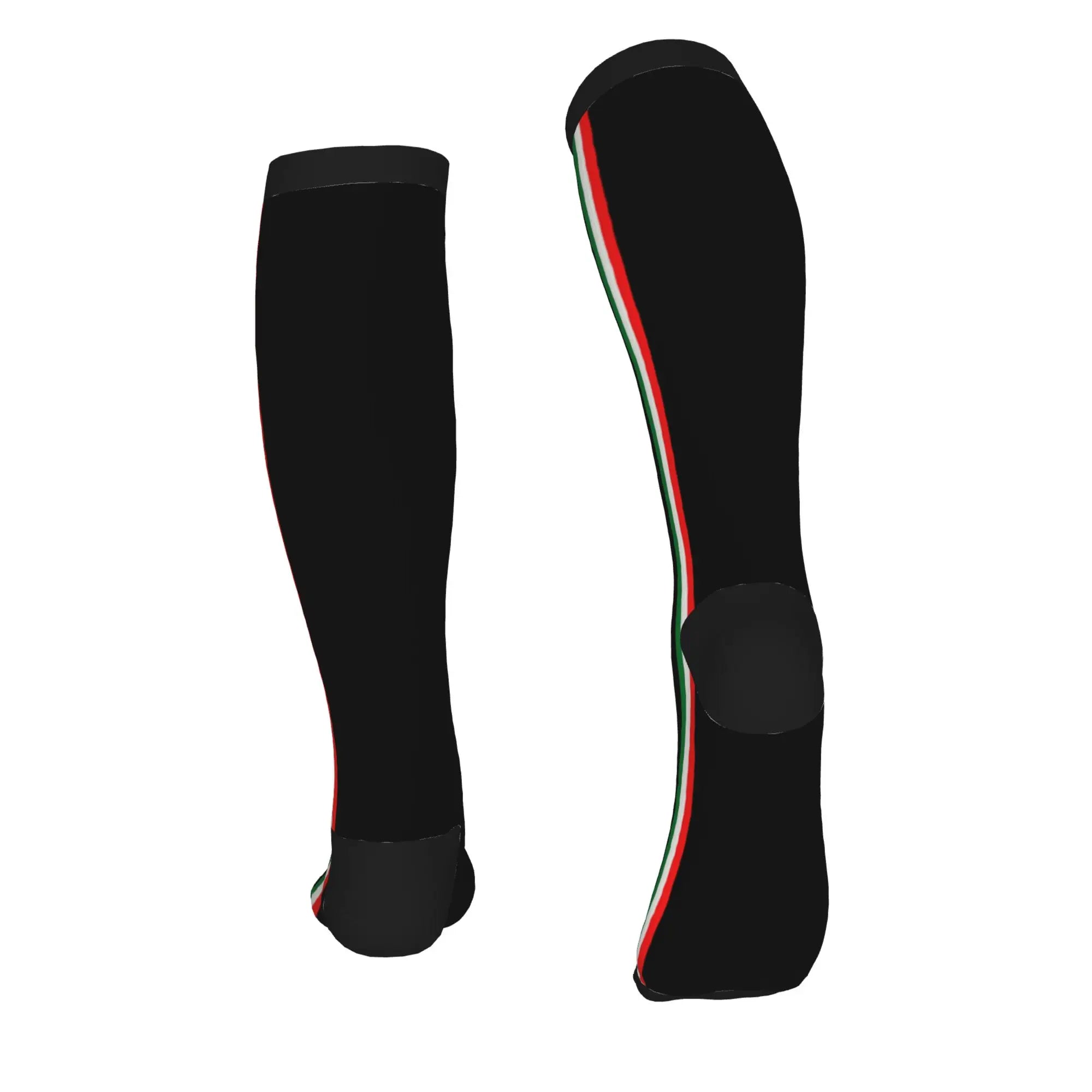 Funny Mens Minimalist Italian Flag Italy Dress Socks Unisex Comfortable Warm 3D Print Patriotic Sports Compression Socks