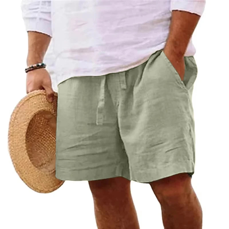 New Mens Cotton Solid Color Short Lightweight Gym Pants oversize Beach Shorts Men Jogging Sport Large Short Homme
