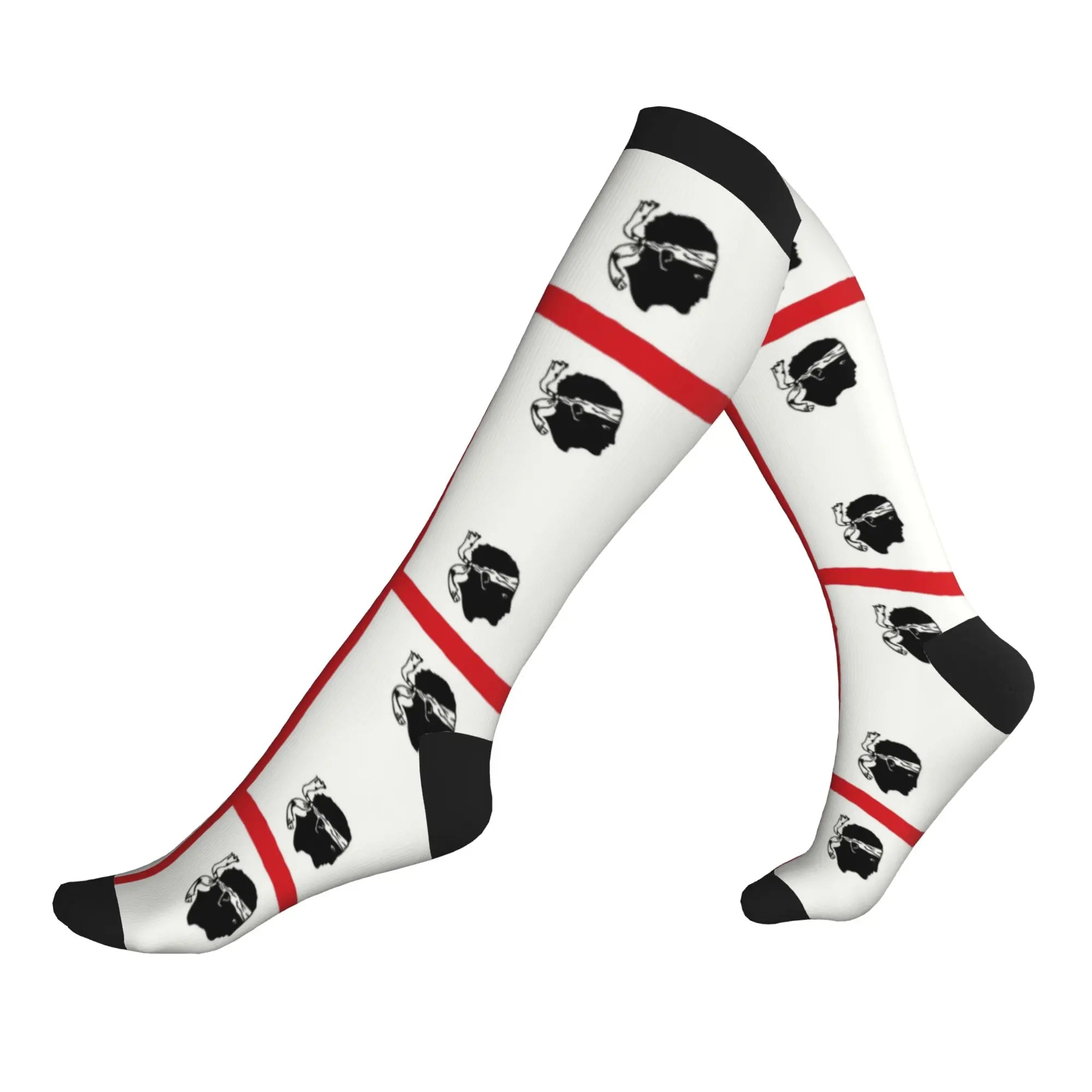 Funny Mens Minimalist Italian Flag Italy Dress Socks Unisex Comfortable Warm 3D Print Patriotic Sports Compression Socks