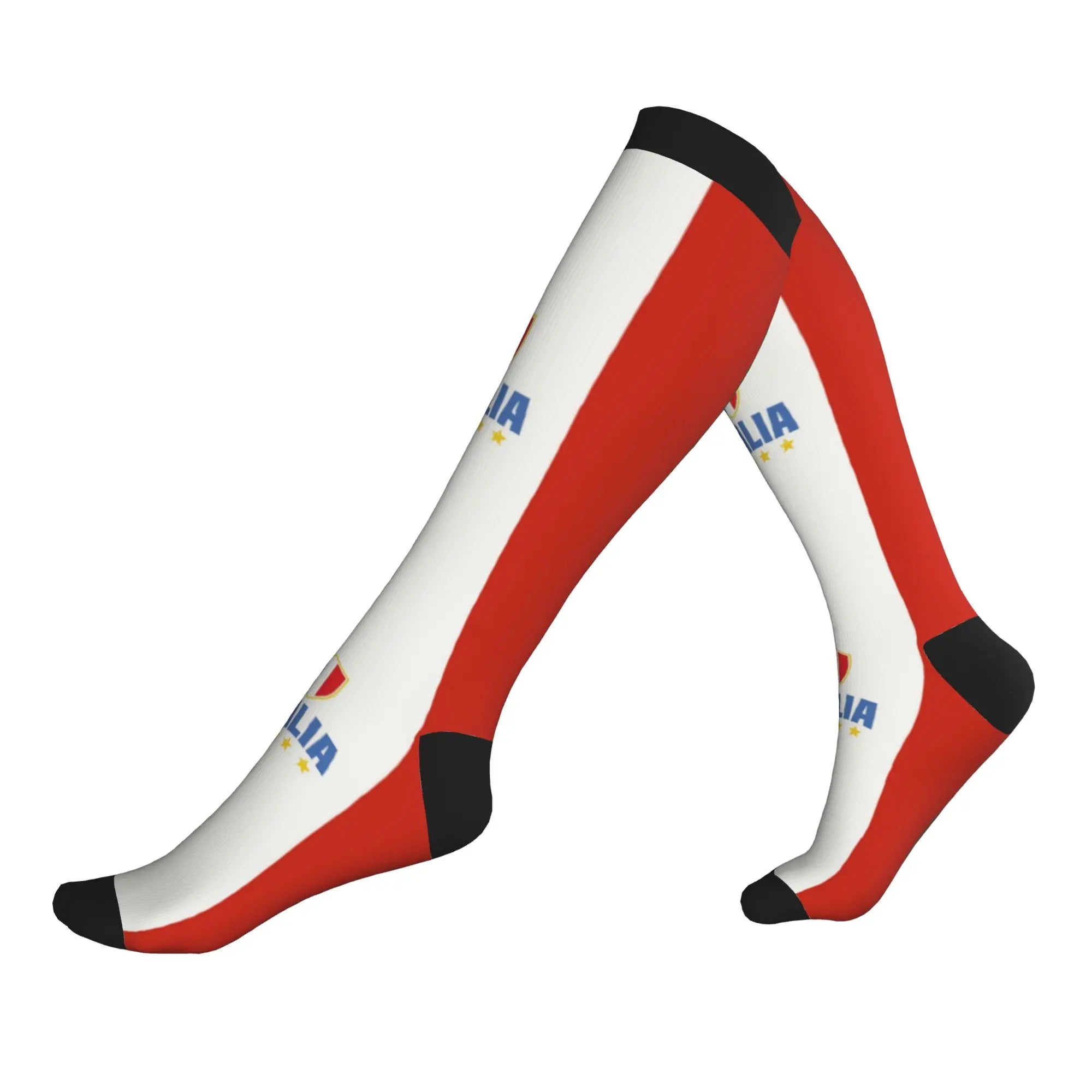 Fun Mens Italy Flag Vintage Italian Italia Dress Socks Unisex Breathbale Warm 3D Printed  Sports Compression Socks