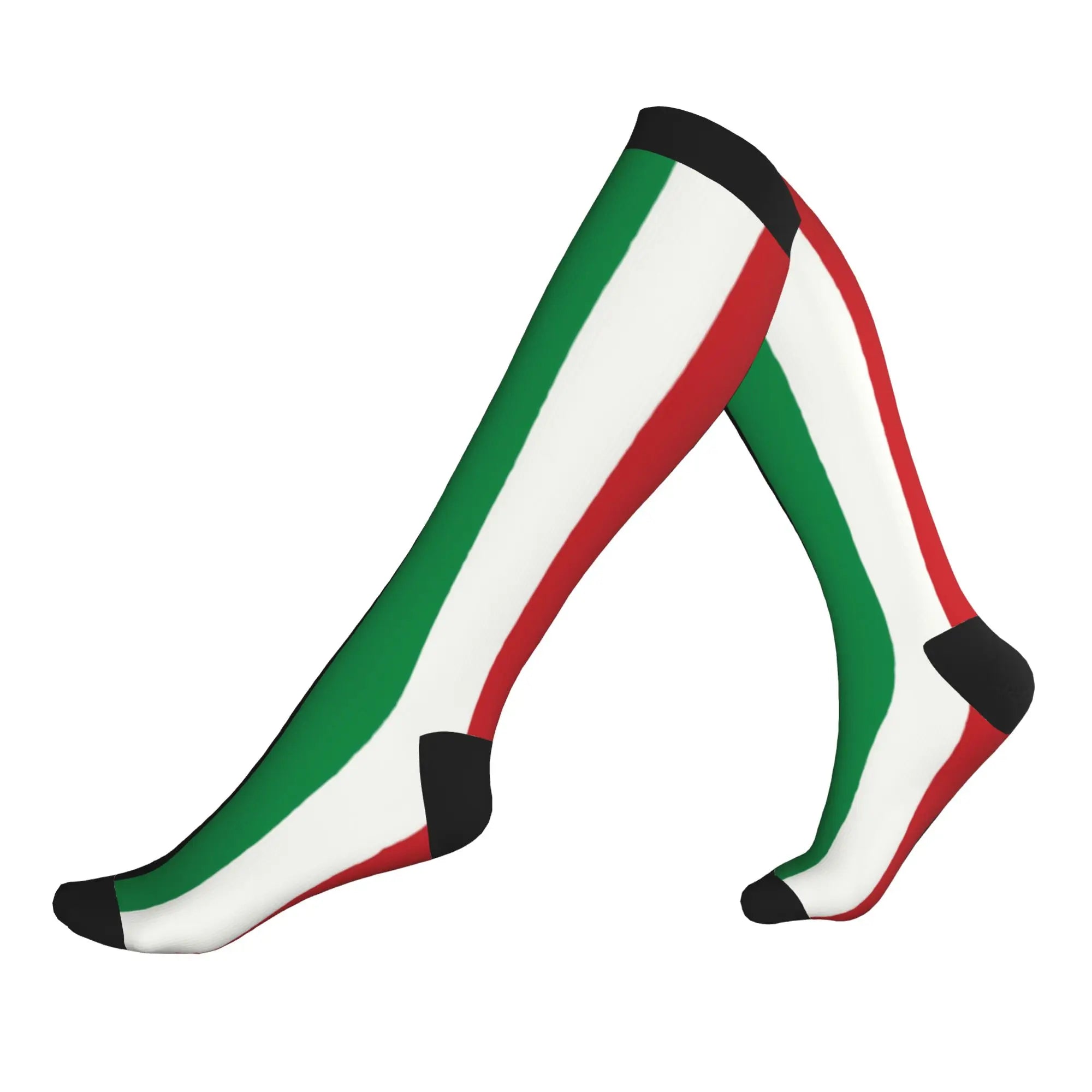 Fun Mens Italy Flag Vintage Italian Italia Dress Socks Unisex Breathbale Warm 3D Printed  Sports Compression Socks