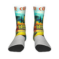 Winter Warm Harajuku Women Men Lago Di Como Italia Italy Lake Como Socks  Breathable Soccer Socks
